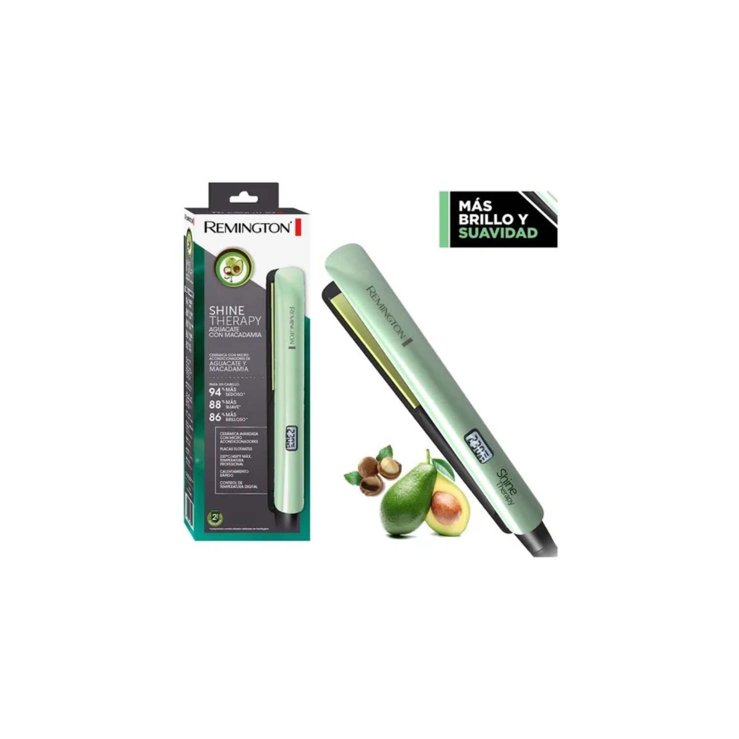 Plancha Alisadora Remington Aguacate