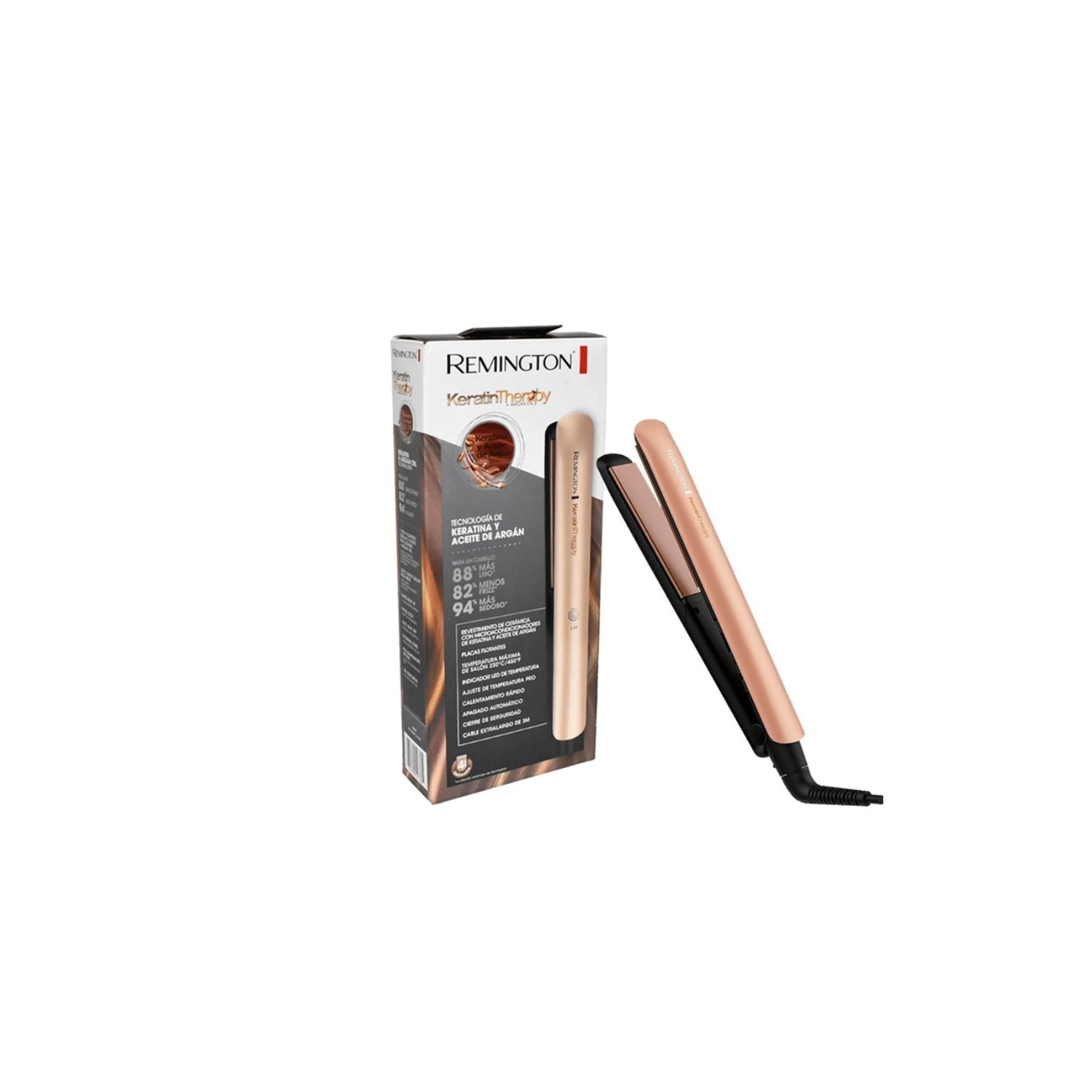 Plancha Alisadora Remington Keratina