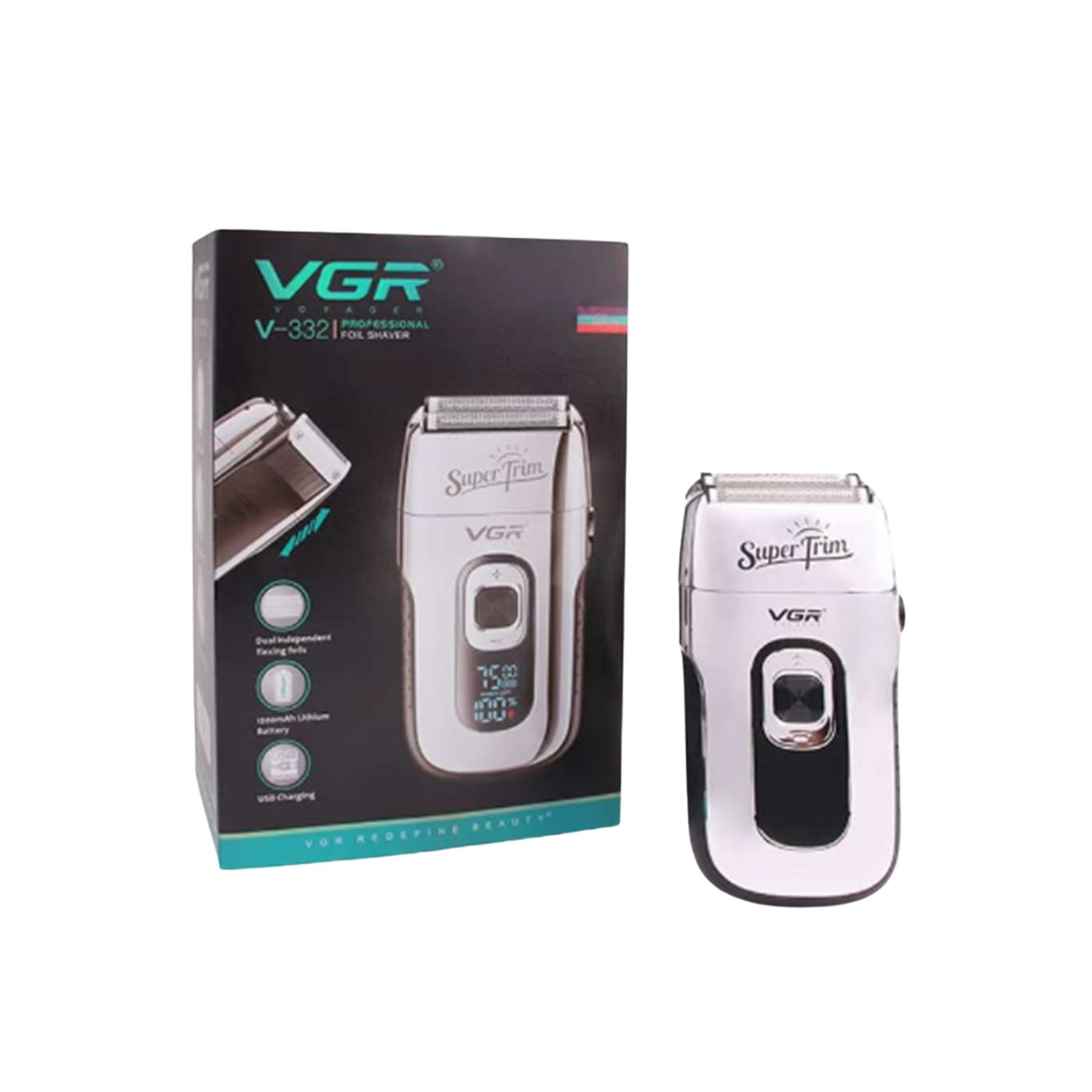 maquina-de-afeitar-plateada-vgr