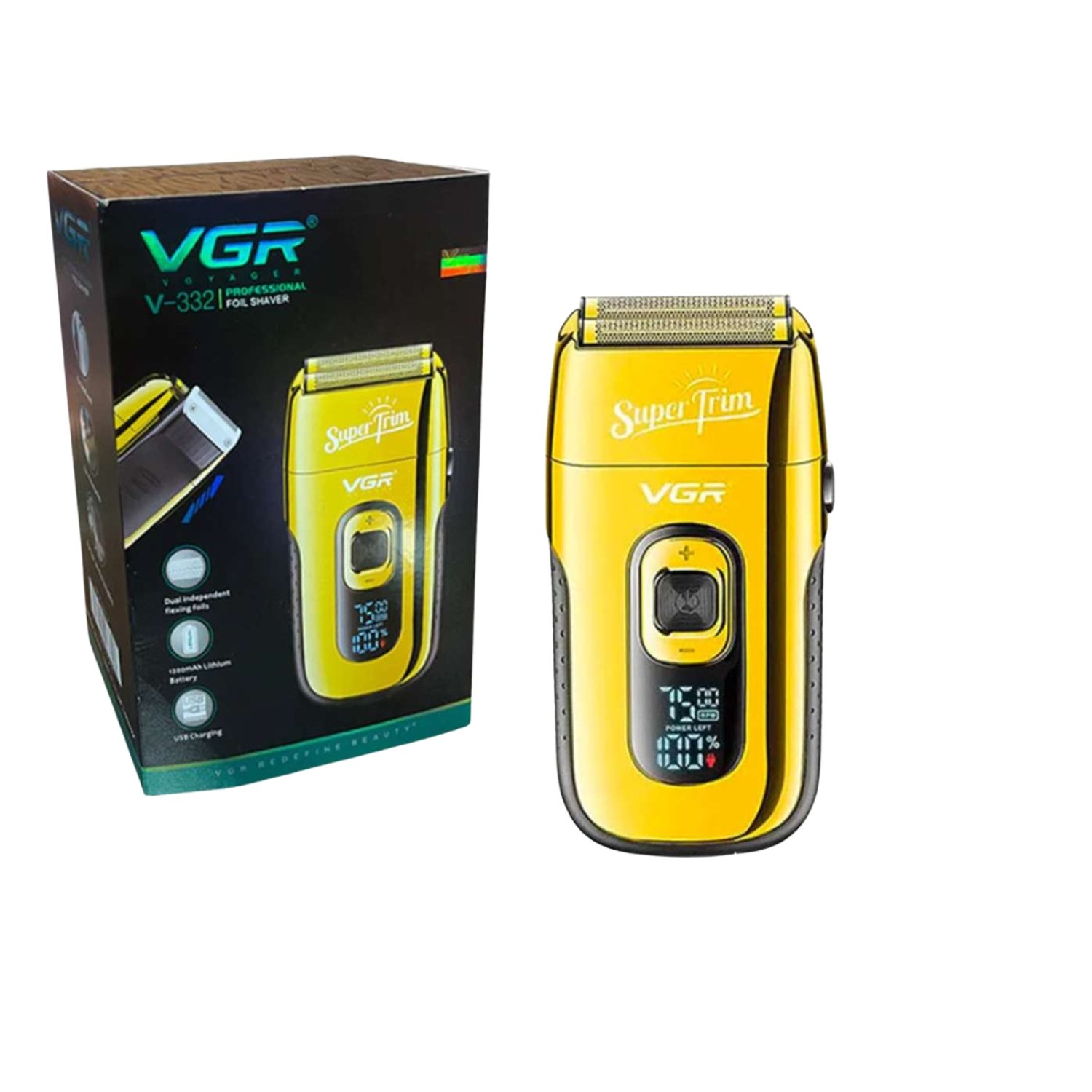 maquina-de-afeitar-dorada-vgr